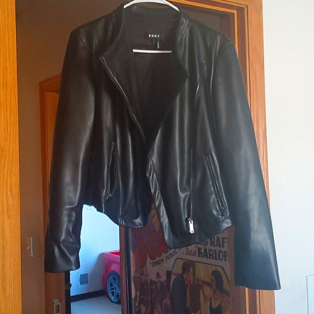 DKNY leather jacket